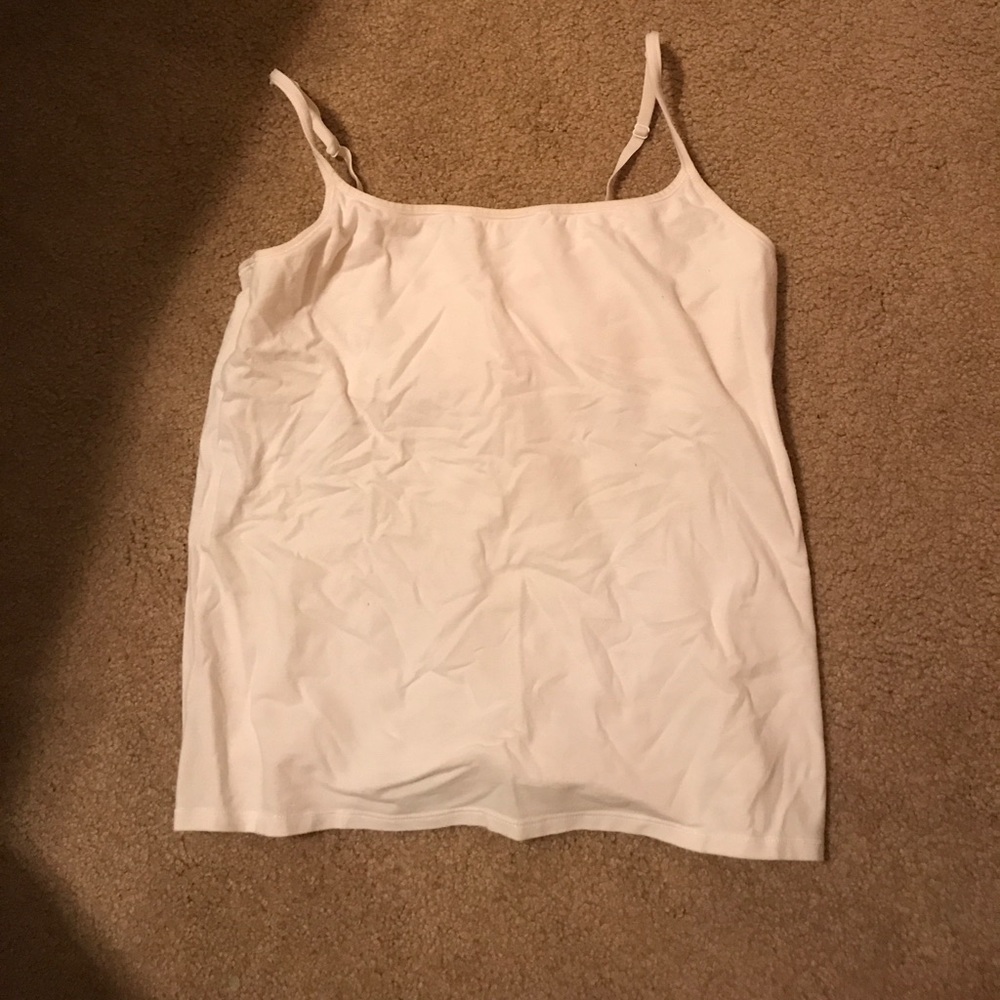 A white tank top