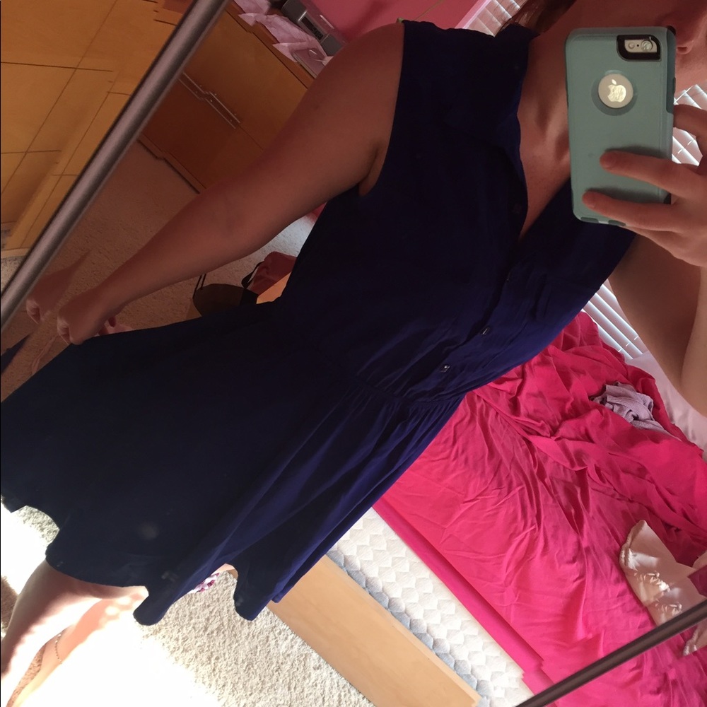 Royal blue dress