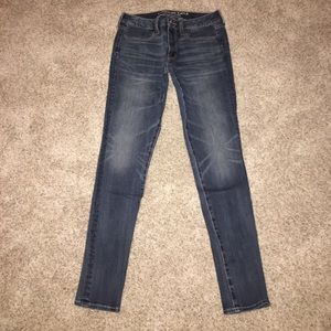 American Eagle Jegging Mid Rise medium wash