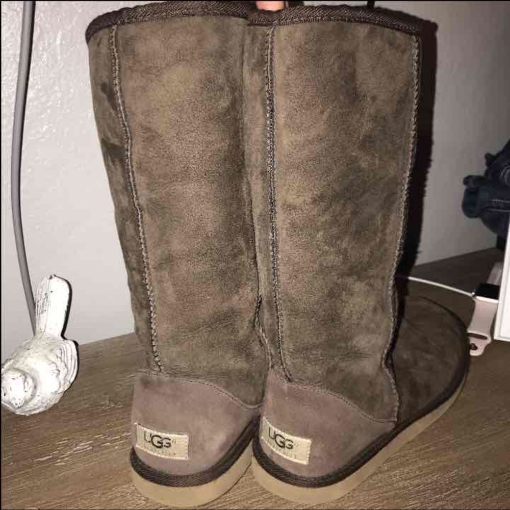 Brown Tall Ugg boots