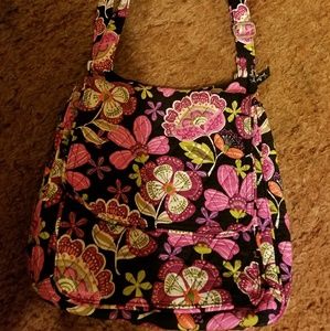 Vera bradley over the shoulder bag with wallet