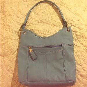 Tiffany Blue saddle purse