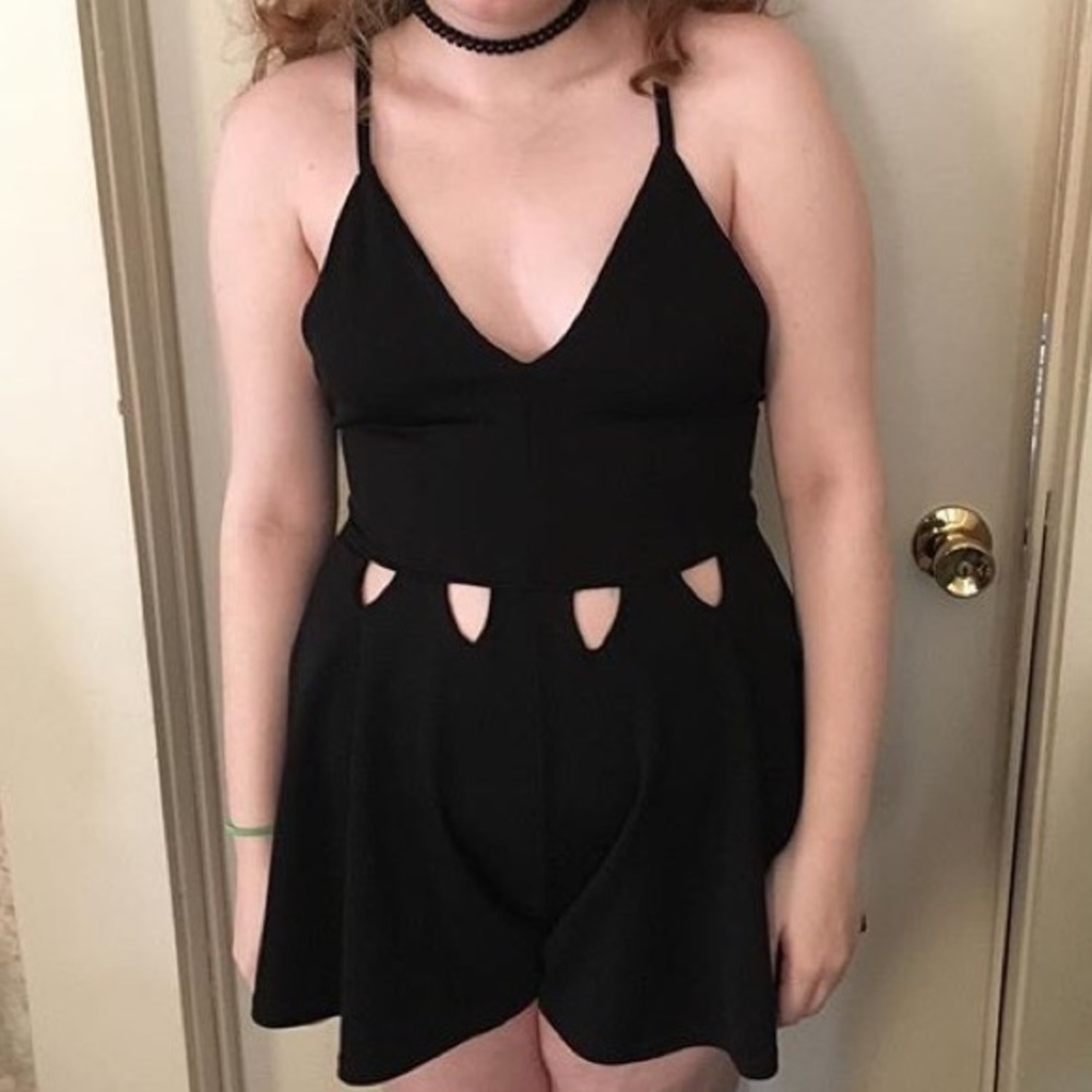 Black Playsuit Romper