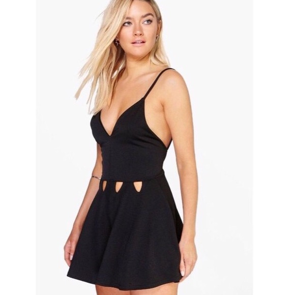 Black Playsuit Romper - Picture 2 of 2