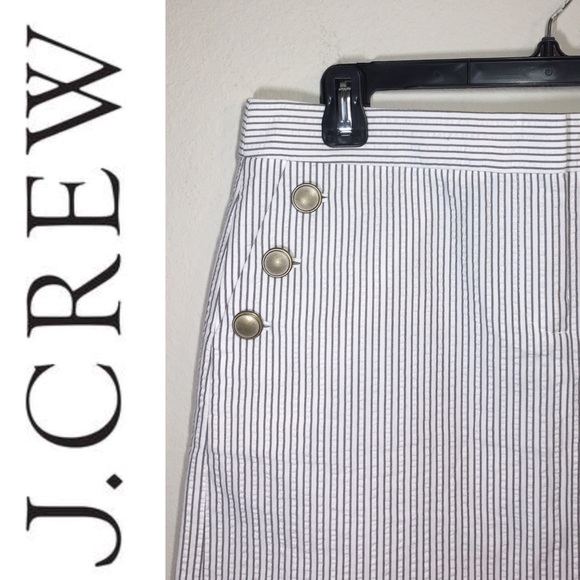 J. Crew Dresses & Skirts - J. Crew Seersucker Mini Skirt