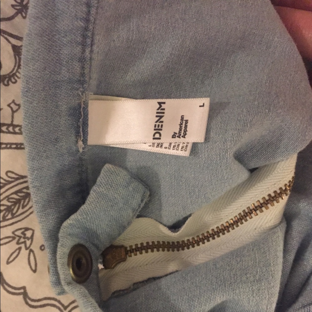 American Apparel Jean Skirt - Picture 2 of 3