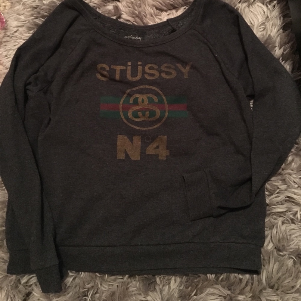 STUSSY fleece sweater size M