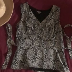 Ann Taylor sleeveless blouse