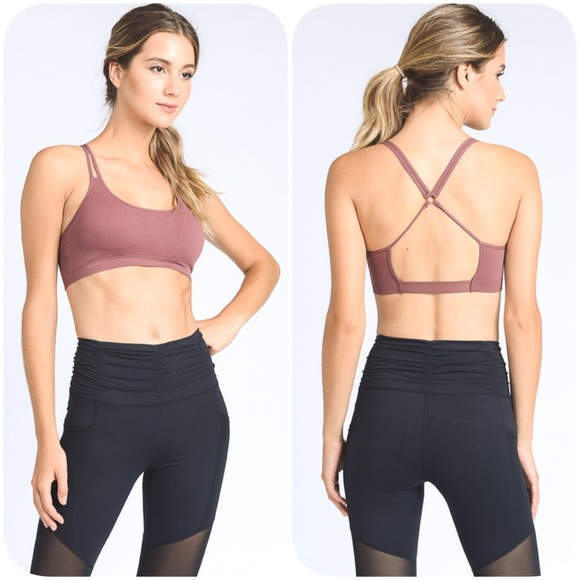 Dark Mauve Bralette - Picture 1 of 5