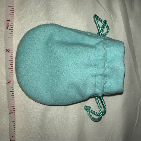 TIFFANY & CO cinch closure double pocket pouch - Picture 4 of 5