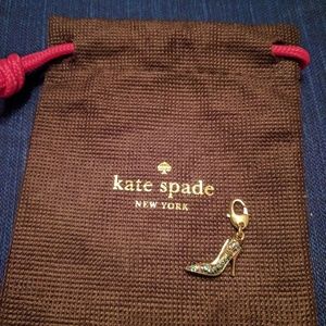 Kate Spade Shoe Charm 12k Gold