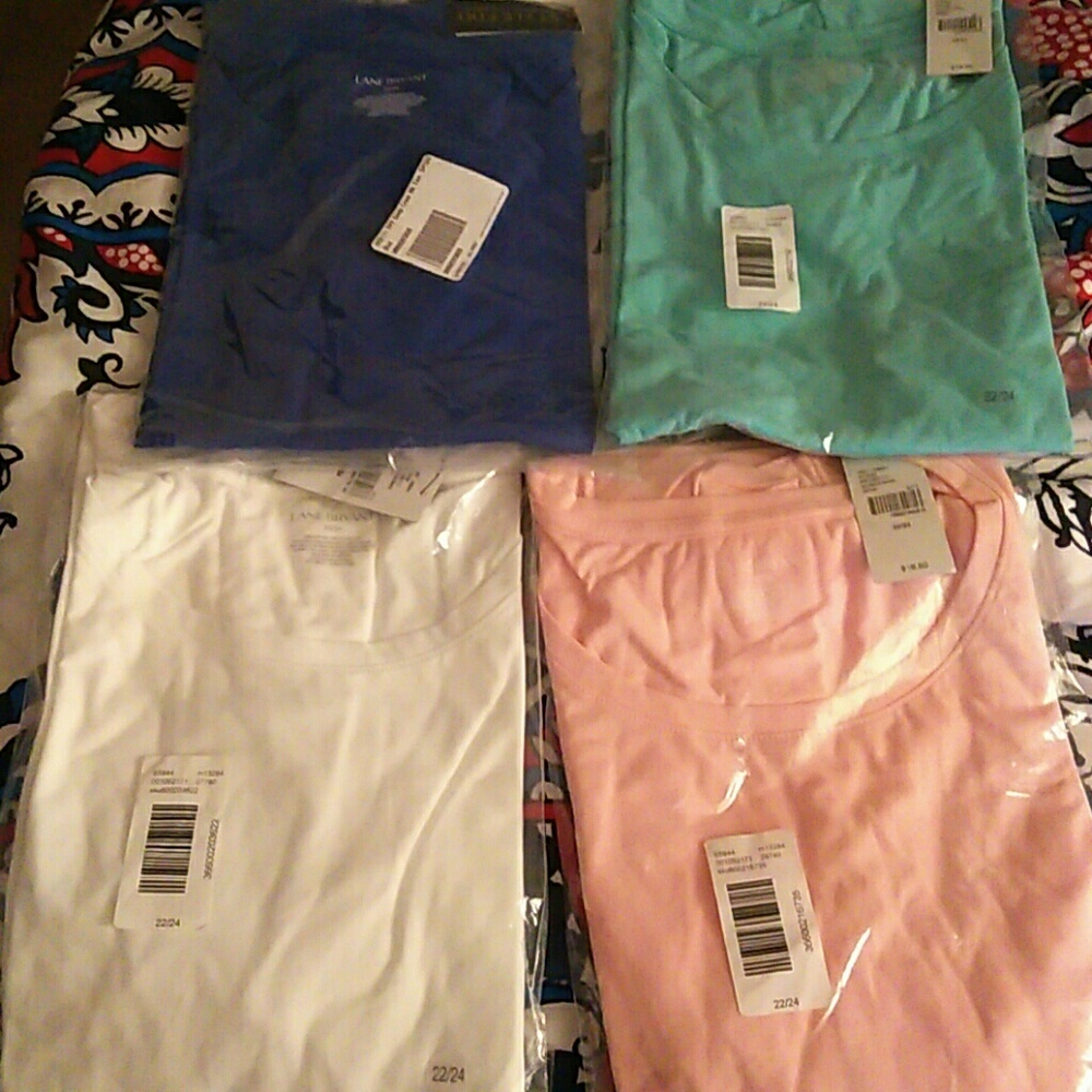 6 lane Bryant brand new shirts