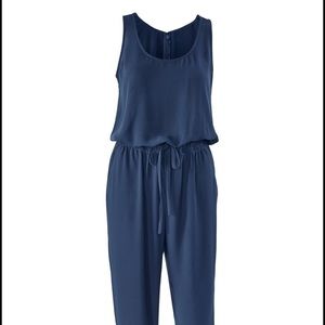 NWOT Cabi French Navy Jumpsuit