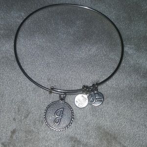 Alex and Ani "J" bracelet