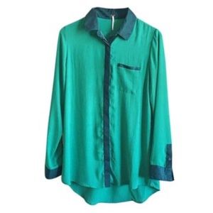 Free People Button Down Shirt