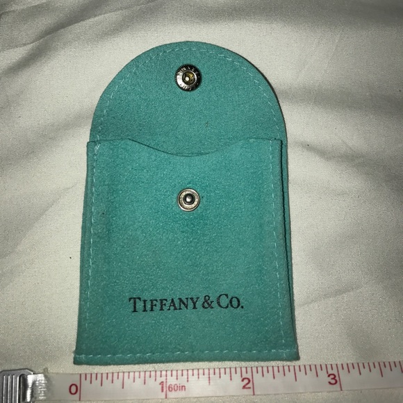 TIFFANY & CO button double pouch - Picture 2 of 7