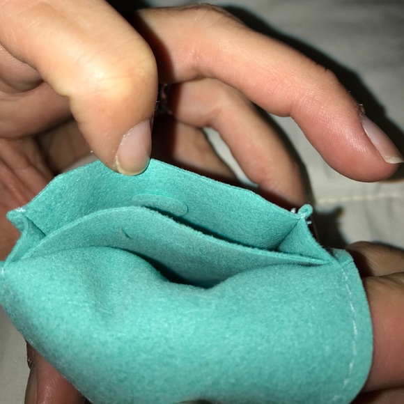 TIFFANY & CO button double pouch - Picture 4 of 7