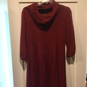 AGB deep red size 14 sweater type dress.