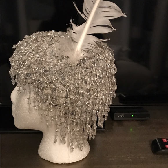 Retro 20s style handmade one of a kind headpiece main image 4