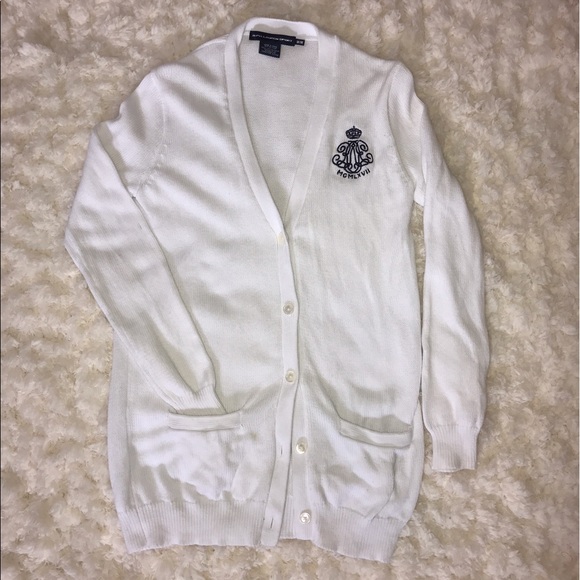 Ralph Lauren Sweaters - {Ralph Lauren} heavy white sweater cardigan Ralph Lauren Sweaters - {Ralph Lauren} heavy white sweater cardigan