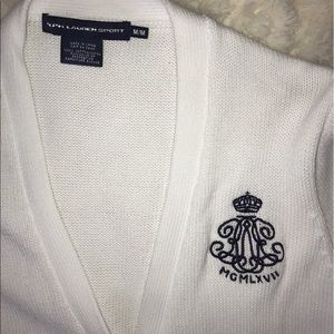 Ralph Lauren Sweaters - {Ralph Lauren} heavy white sweater cardigan Ralph Lauren Sweaters - {Ralph Lauren} heavy white sweater cardigan