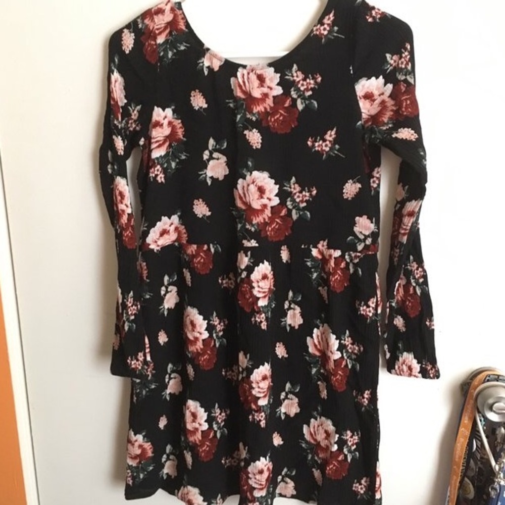 Black Floral Dress
