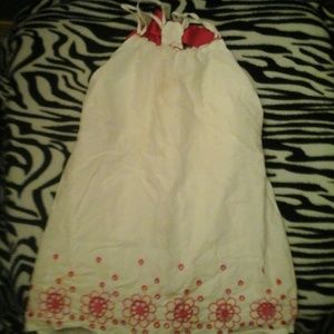 Toddler Dress with Pink Details