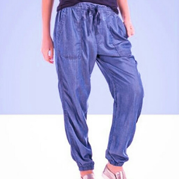 Slinky Brand Pants - Slinky Brand Purple Cargo Harem Sweatpants
