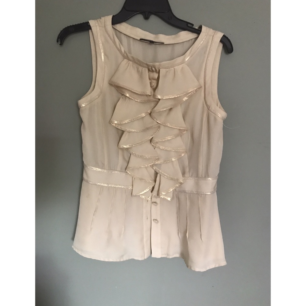 Nanette Lapore Ruffle Silk Top