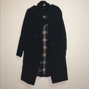 London Fog Black Trench Coat