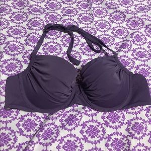 36B purple VS halter swim top