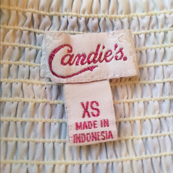 Candie's Watercolor Floral Tiered Ruffle Dress XS - Picture 4 of 8