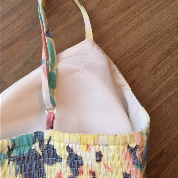 Candie's Watercolor Floral Tiered Ruffle Dress XS - Picture 8 of 8