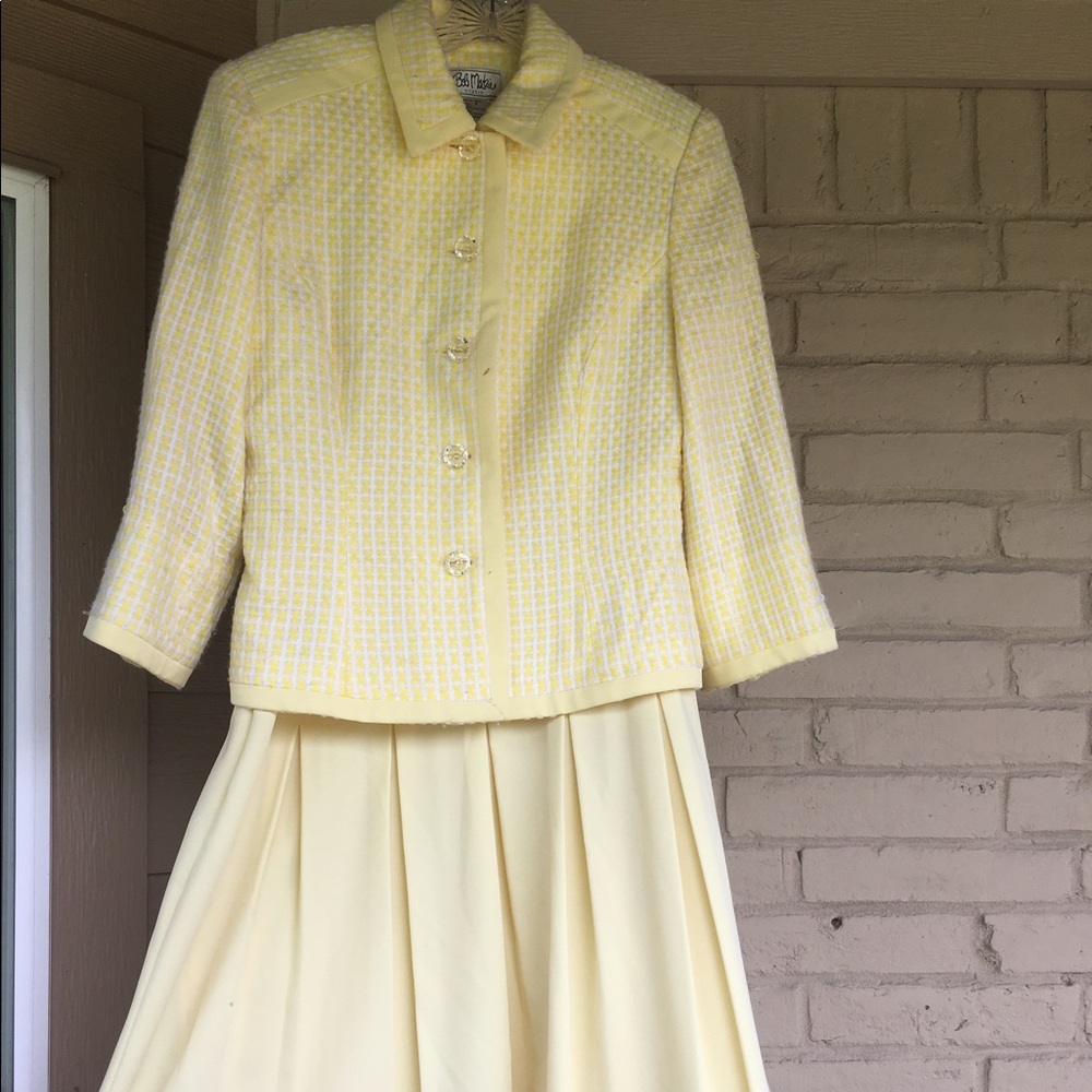 80s Vintage Dress Suit