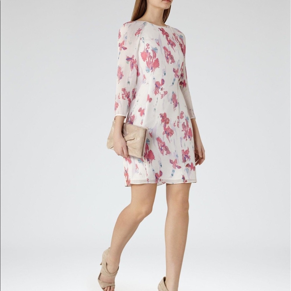 Reiss Kami Floral Printed Dress Size 0