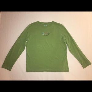 Life Is Good Green Longsleeve