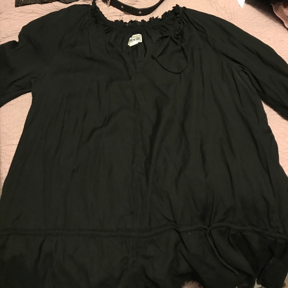 Black converse tunic
