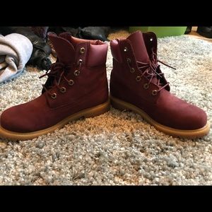 SIZE 5 Women's Maroon Timberland Boots