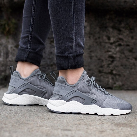 Nike Shoes - Nike Cool Grey Air Huarache Run Ultra Sneakers