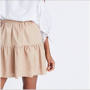 NWT Madewell Ruffle Skirt