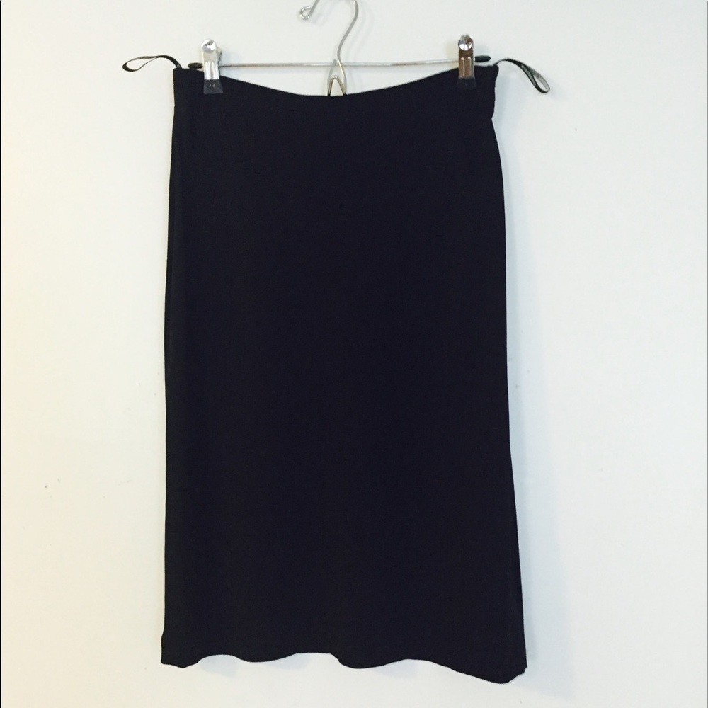 Comma Navy A-line Skirt