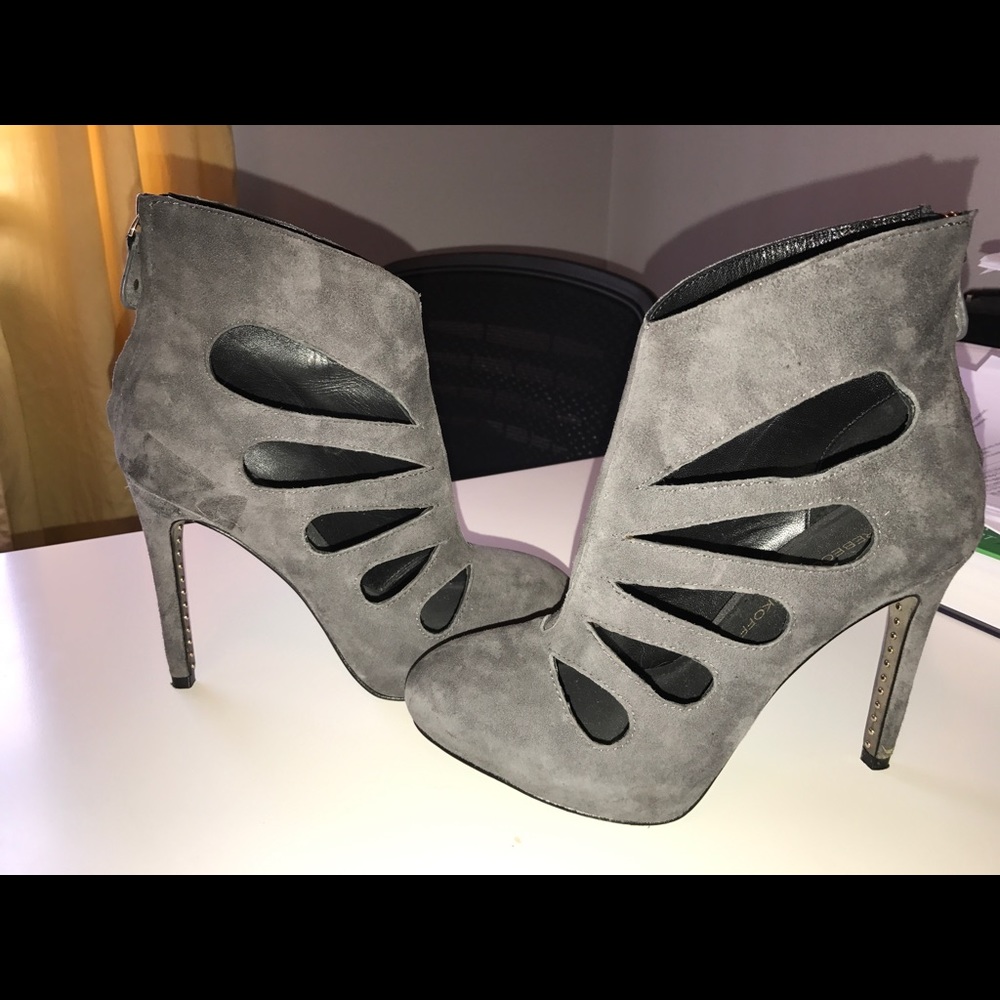 Gray size 7 Rebecca Minkoff high heels!