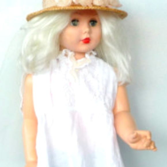 Flower Girl Straw Hat Floral Tulle Lace Farm Prairie Ranch Western Wedding Derby - Picture 2 of 6