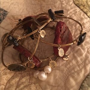 Bourbon and Bowties bangles stack of 5