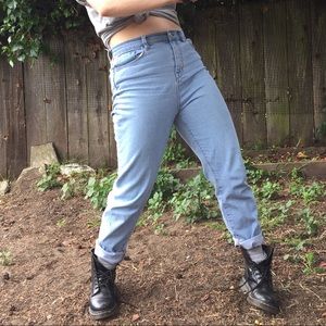 High Waisted Mom Jeans