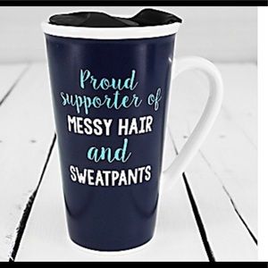 Supporter of Messy Hair & Sweat Pants Ceramic Mug