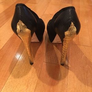Brian Atwood Platform Peep Toe Heels
