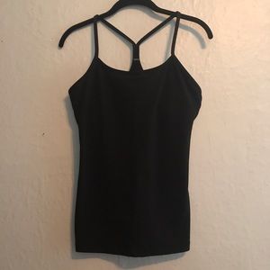 Lululemon black racerback tank/camisole