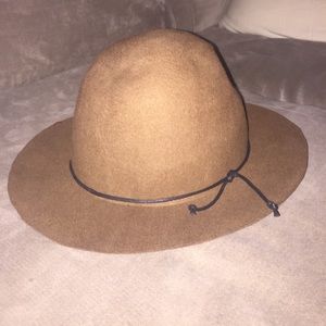 Brown wool hat