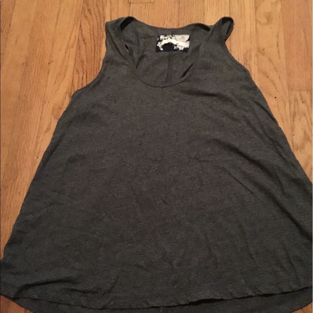 Grey Flowy Tank